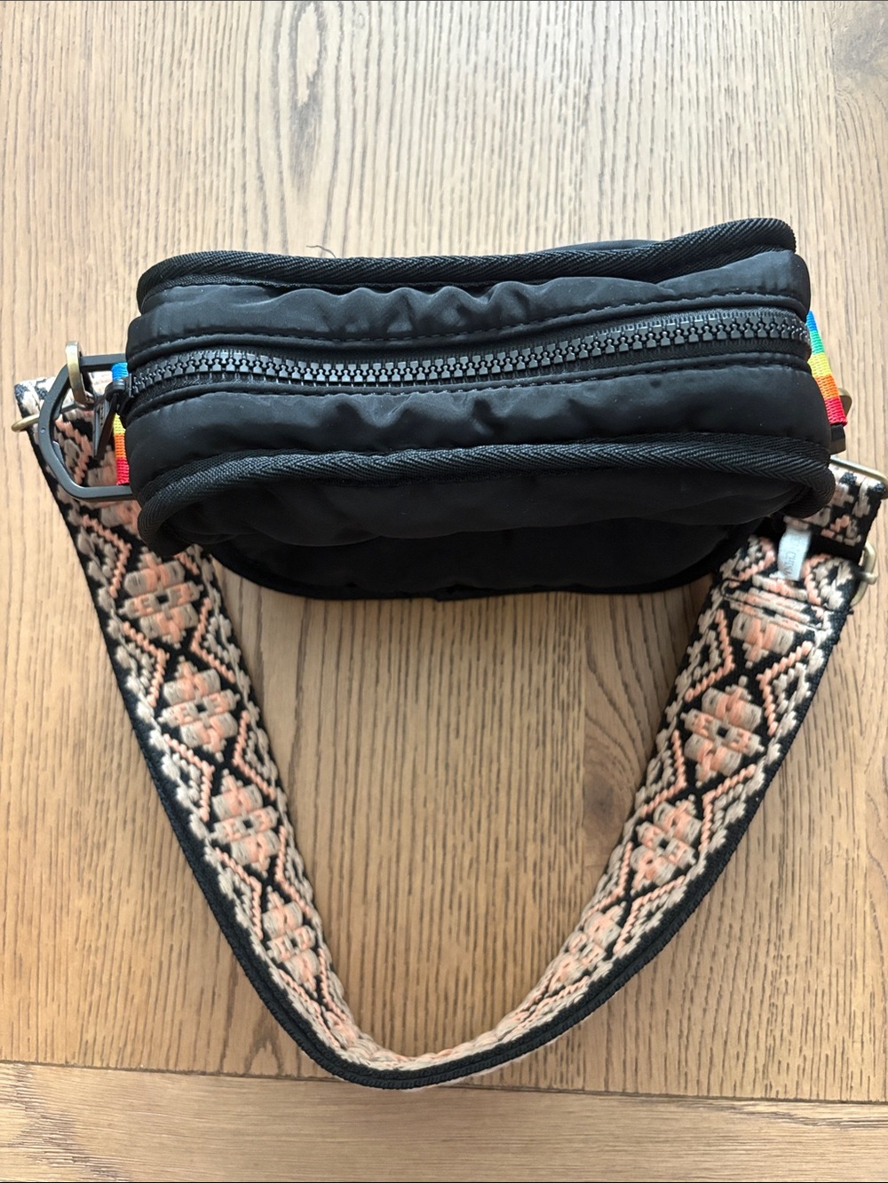 NWOT Gender Neutral Soft Crossbody Bag w/Adjustable “Guitar” Strap - Love Wins❤️ - Picture 3 of 12